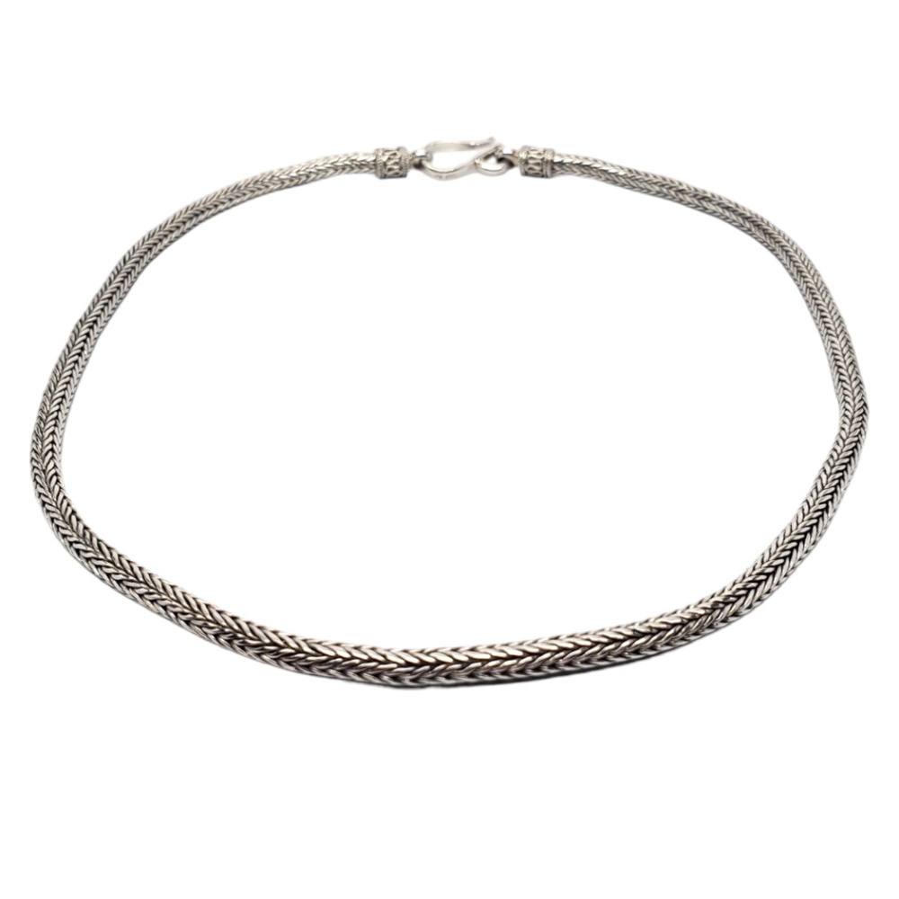 BA Sterling Silver Flexible Snake Chain Necklace #17646